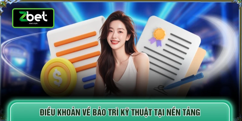 Điều khoản điều kiện 3 Điều khoản về bảo trì kỹ thuật tại nền tảng
